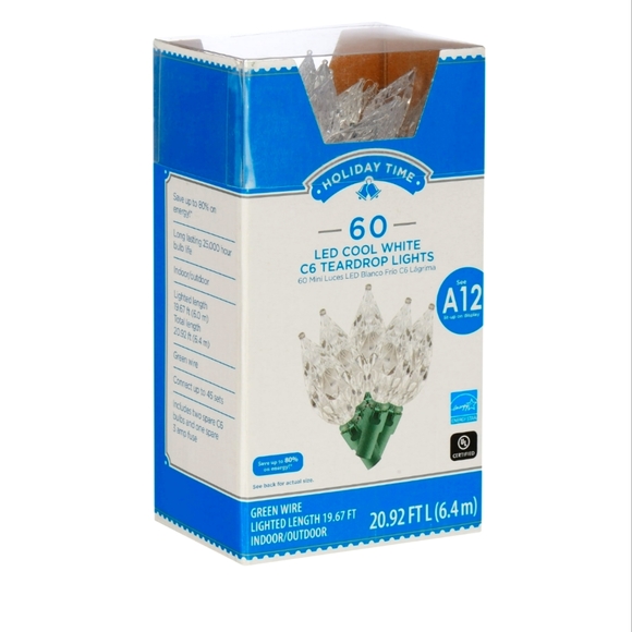 Holiday Lights Indoor & Outdoor LED Cool White - Picture 1 of 10